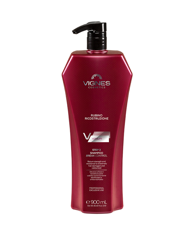 SHAMPOO PASSO 2 RUBINO RICOSTRUZIONE 900ML