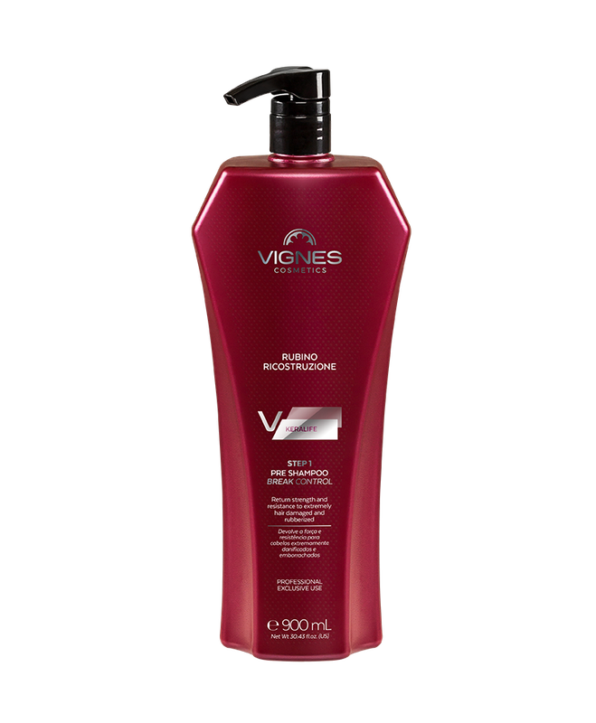 PRE SHAMPOO PASSO 1 RUBINO RICOSTRUZIONE ...